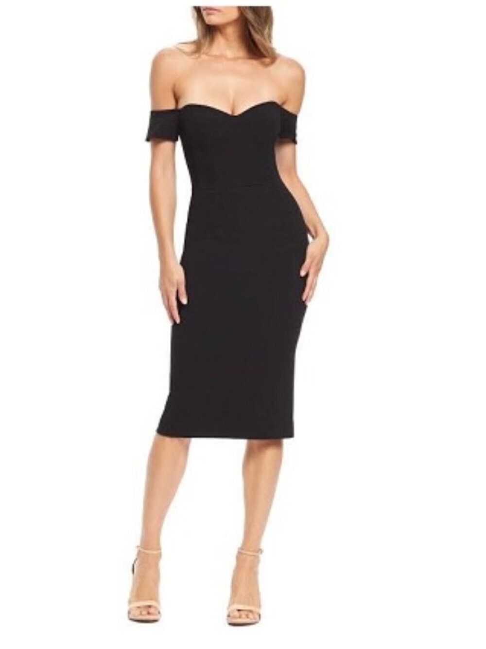 Dress the Population Bailey Off the Shoulder Body-Con Dress, Size M